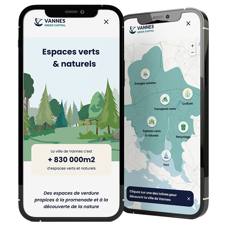 Some Mockup of the ui designed for Vannes - GEC